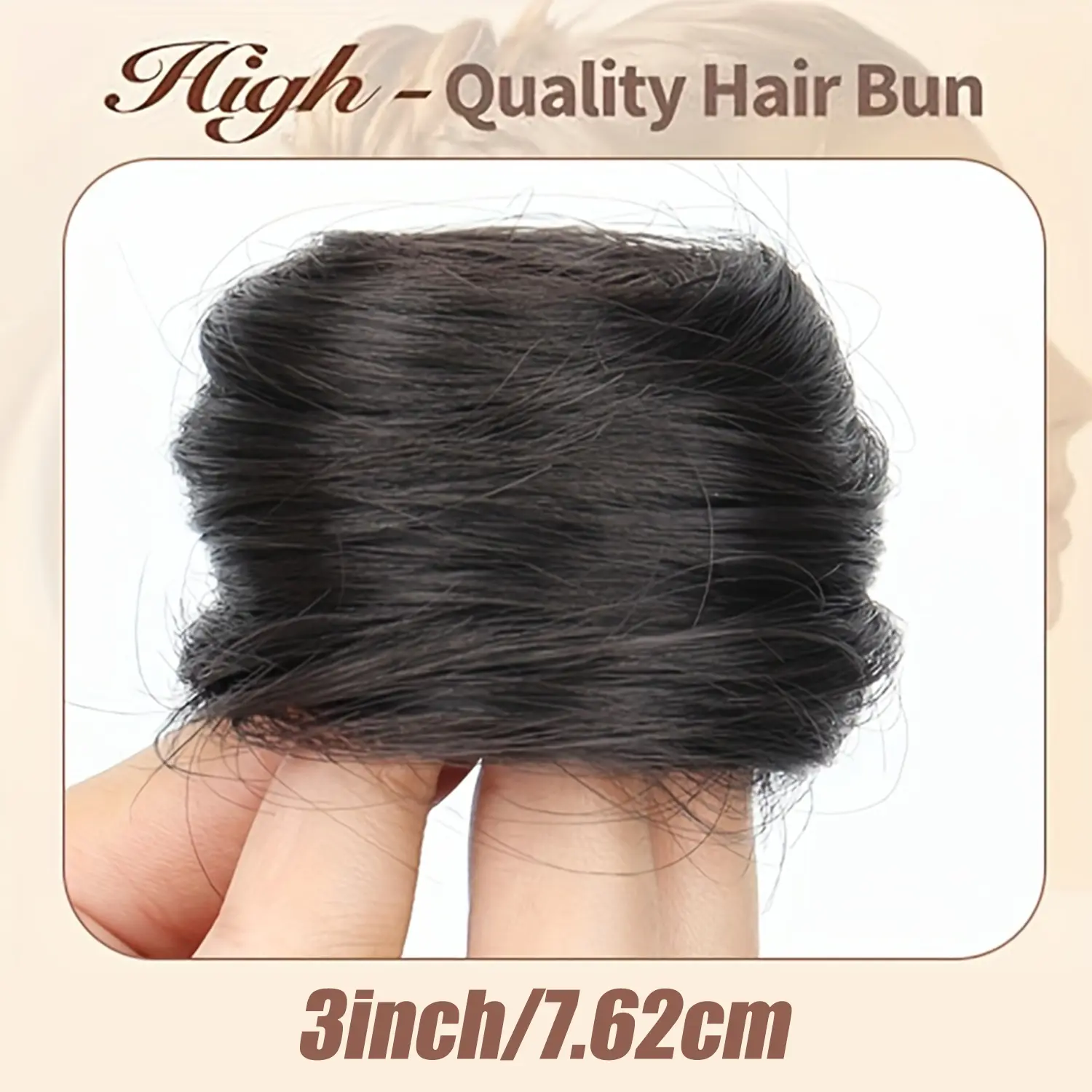 Synthetic Chignon Messy Hair Bun Fluffy Curly Straight Scrunchies Updo Hair Bands Elastic Band Donut Roller Hair Bun for Women