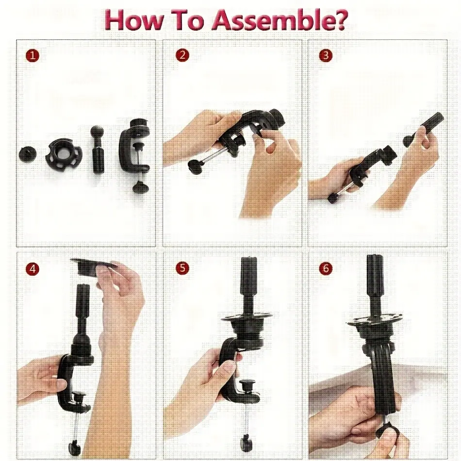 100% Real Human Hair Cosmetology Mannequin Head With Clamp Holder DIY Hairdressing Training Braiding Doll Heads Set for Girls