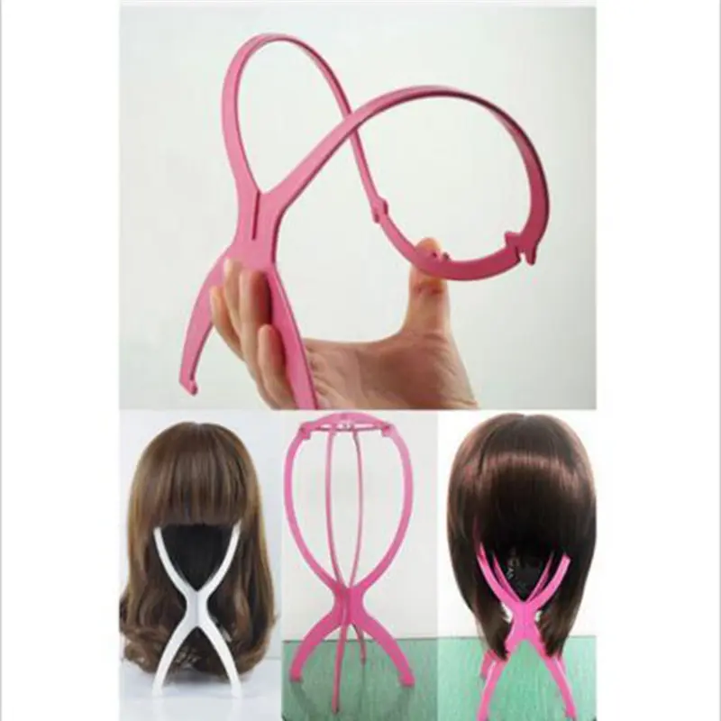 1PCS Wig Stand Collapsible Wig Holder Durable Wig Display Tool  Wig Stand for All Wigs