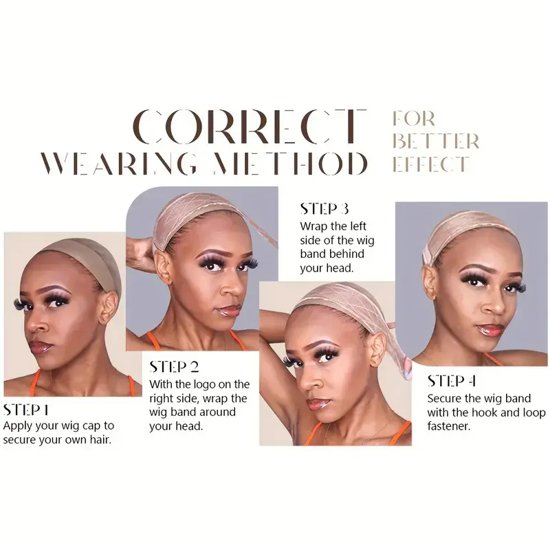Non-slip Wig Grip Velvet Headband Soft Velvet Hair Band For Fastern Wig Adjustable Wig Band For Women