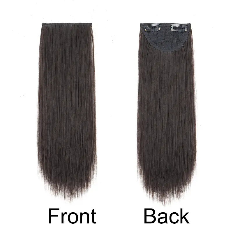 WIGSIN Synthetic 30cm Invisable Seamless Hair Pads Clip In One Piece 2 Clips Increase hair volume Hair Extensions for Women