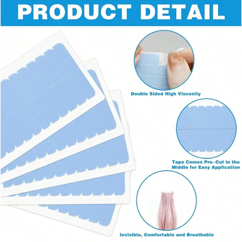 Double-Sided Waterproof Adhesive for Lace Wigs Hair Bold Hold Tape for Wigs Hair Pieces And Extensions