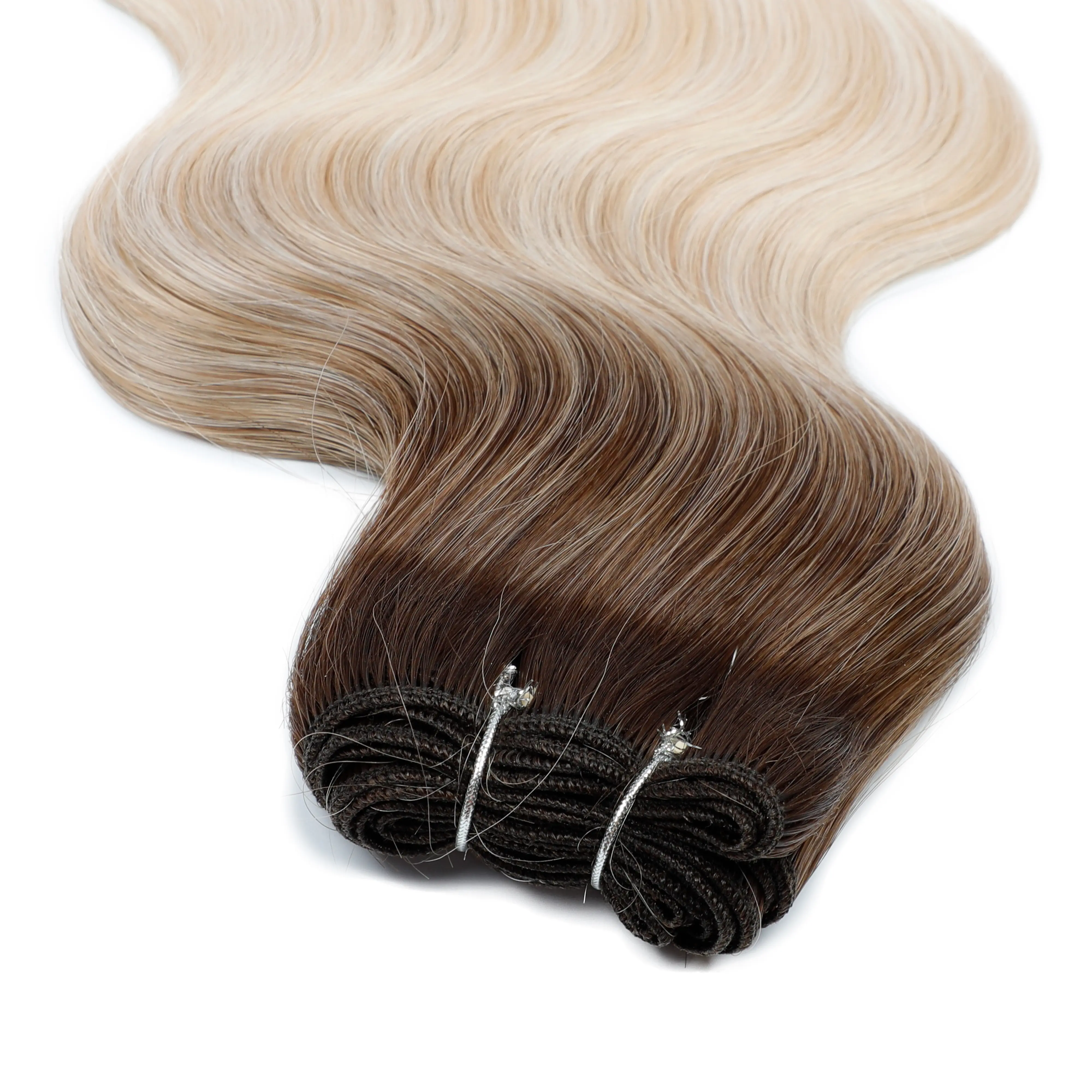 30Inches 200Grams Magicae Rainbow Brown Brazilian Body Wave Bundles Colored Blond 27/613 Natural High Temperature Synthetic Hair