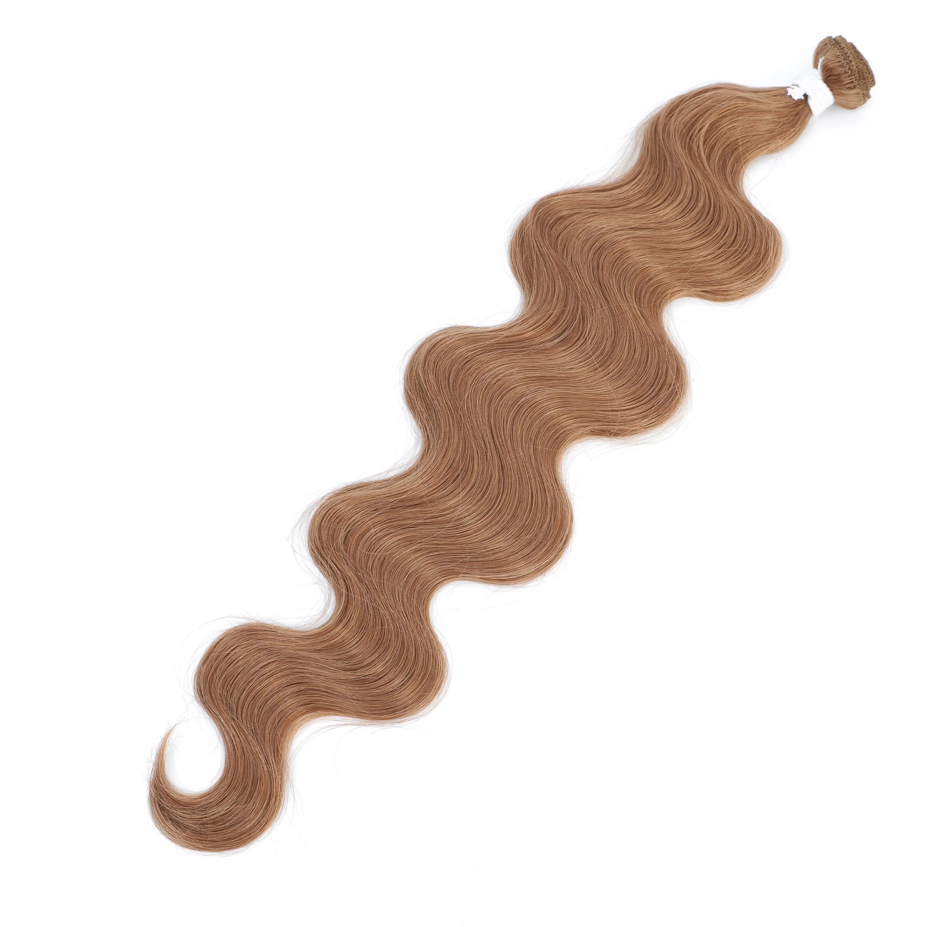 Colorful 26 Inch Body Wave Hair Bundles 613 Piano Blonde Natural Synthetic Hair Extensions Ombre Thick Ponytail Loose Deep Hair