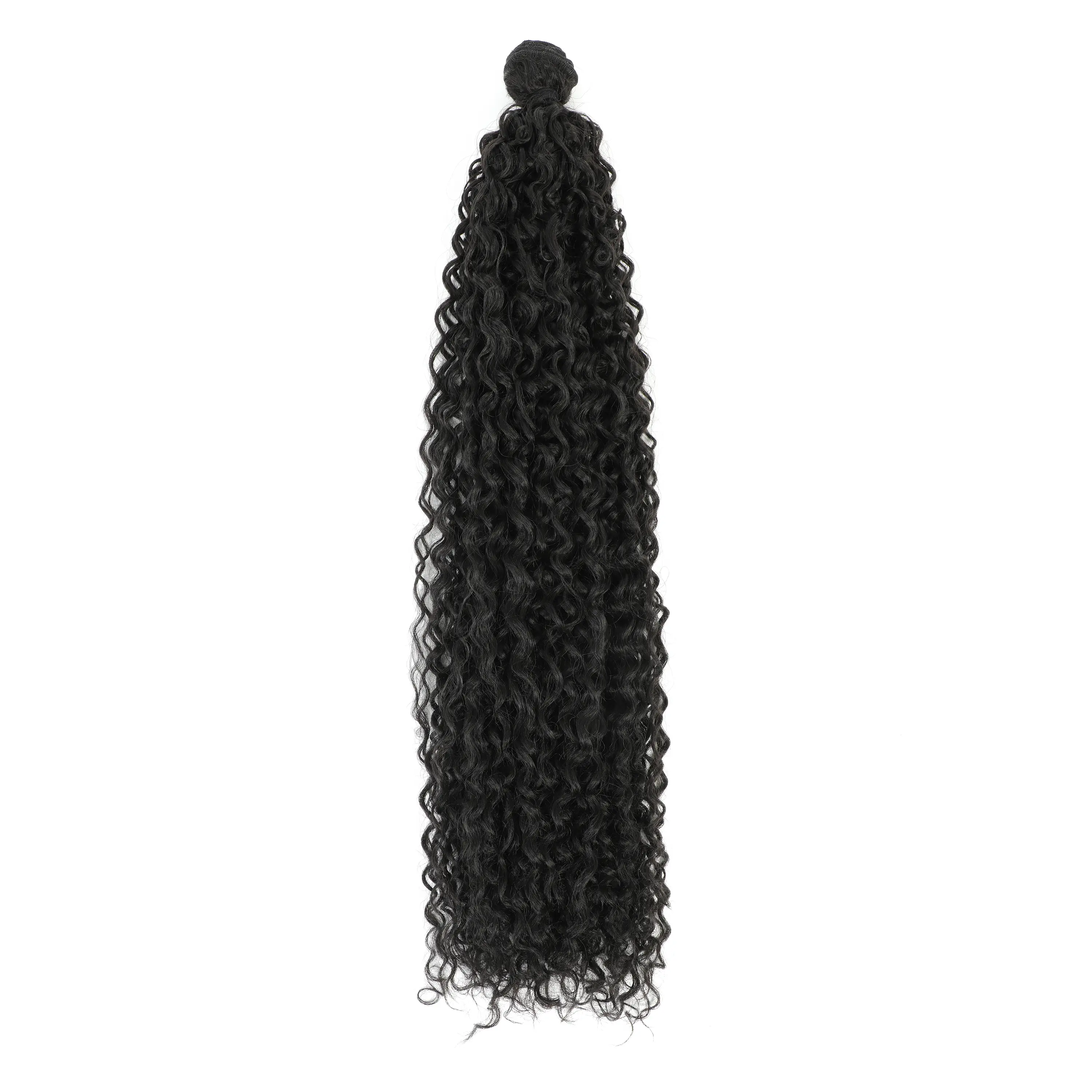 Magicae 28Inches Water Wave Hair Synthetic Brown 30 Kinky Curly Hair Extension High Temperature Ombre Blond 27/613 Hair Bundles