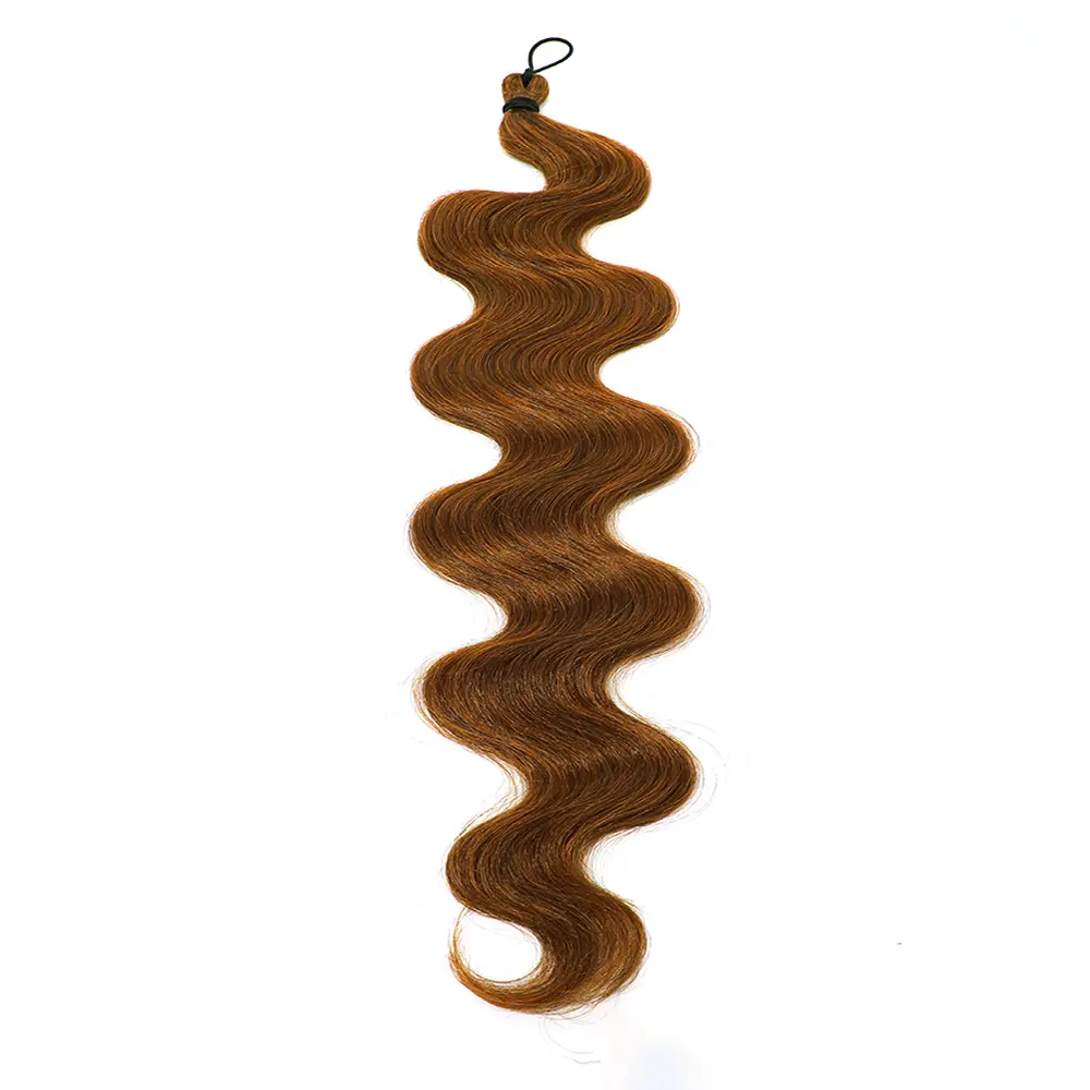 28 Inches Body Wave Crochet Braids Hair Synthetic Brown Twist Braiding Hair Extension Ombre Blond 6/613 Black Color Soft Twist