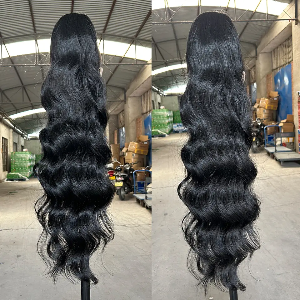 Black Ponytail 28Inches Blond 27/ 613 High Temperature Synthetic Hair Extensions 180grams Ombre Brown Body Wave With Clip in