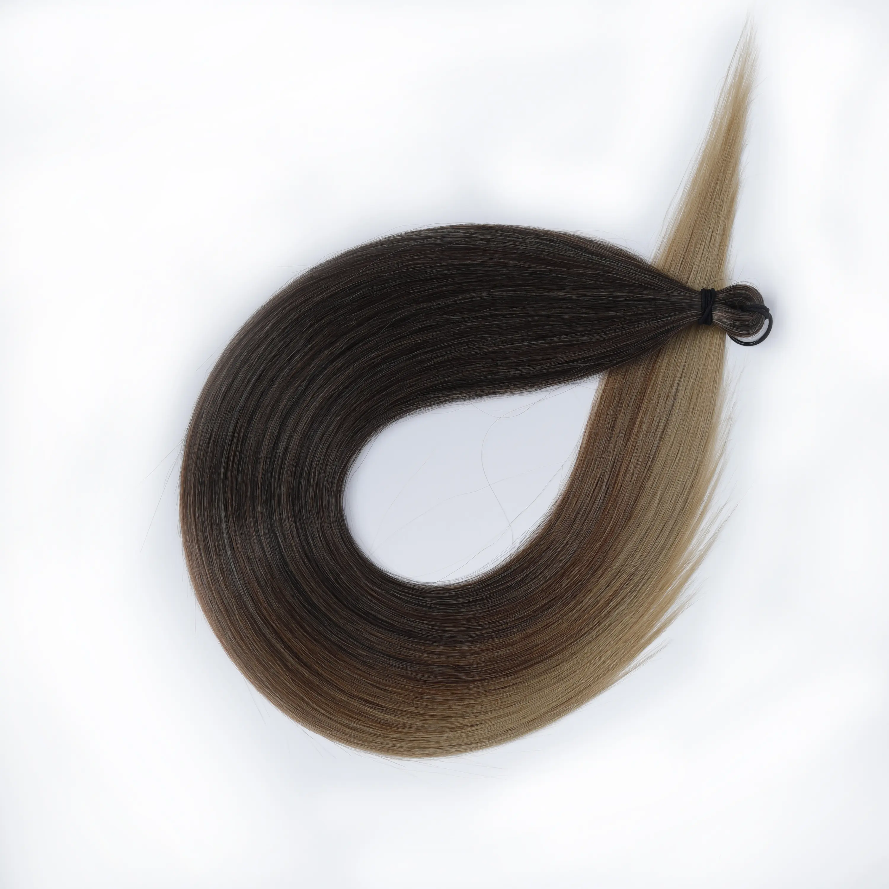28'' Crochet Braiding Straight 3pcs High Synthetic Hair Extensions Blond 27/613 Crochet Hair Ombre Brown 72cm Easy Braids Hair