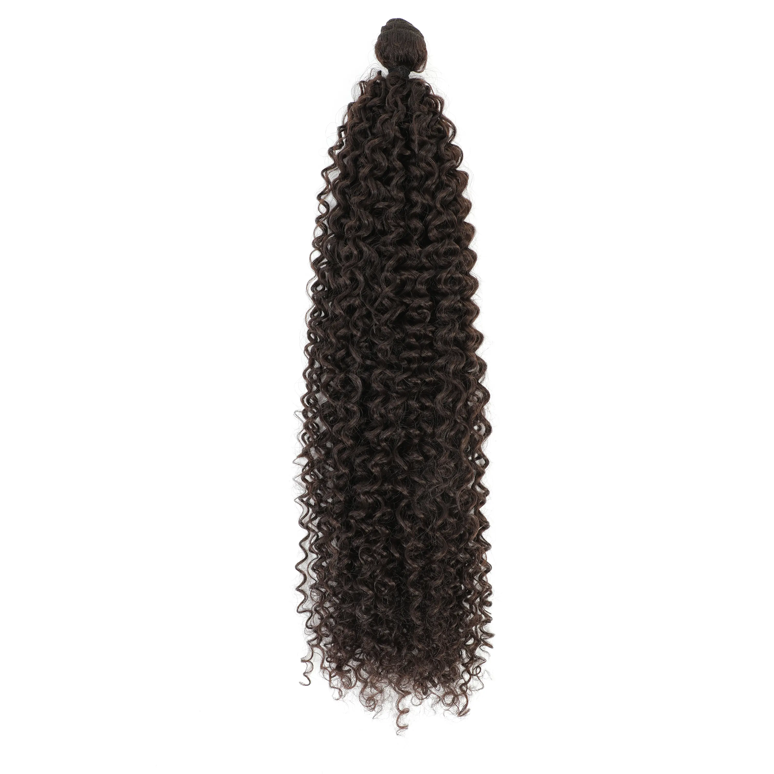 30Inches Ombre Brown 30# Blond 27/613 Water Wave Curly Synthetic Hair Extensions Natural Afro Jerry Curl Synthetic Fake Hair