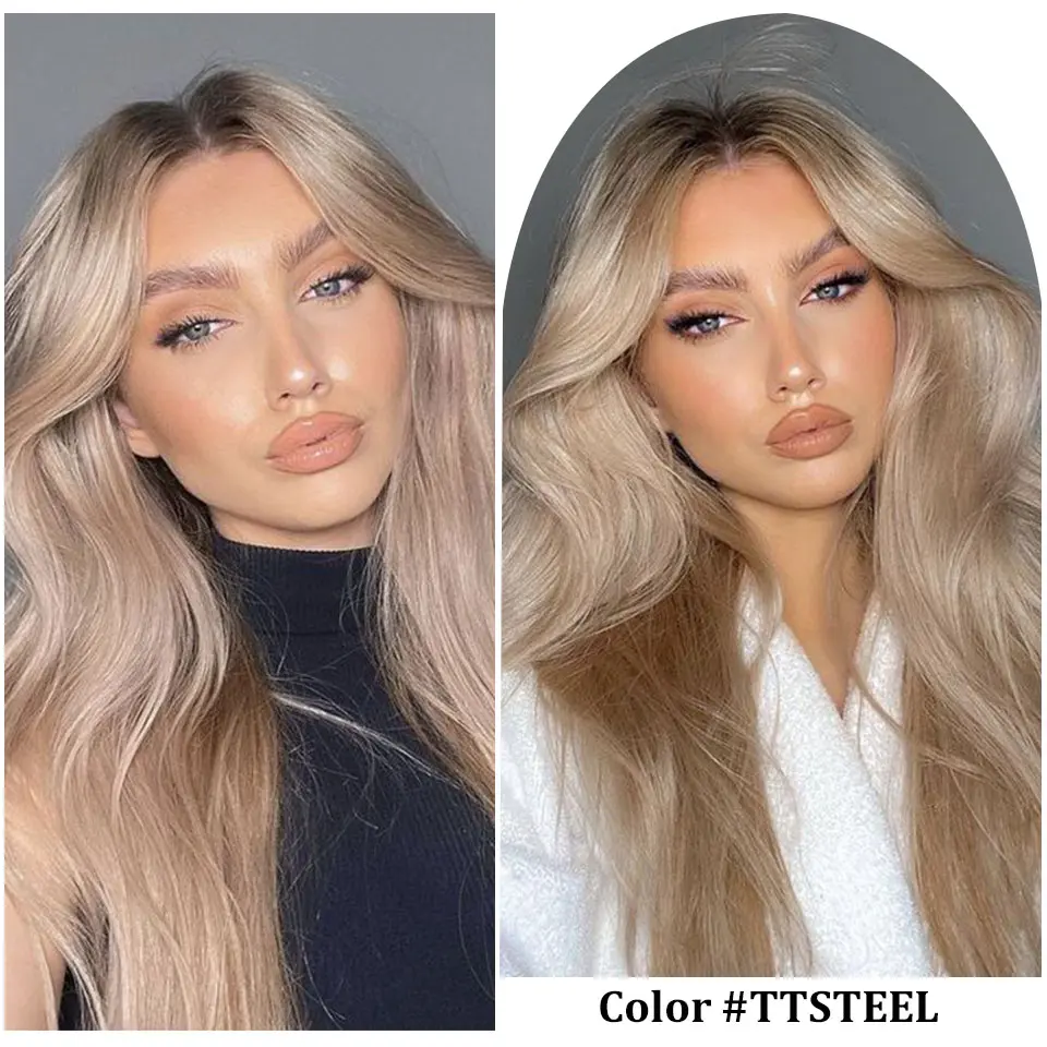 Magicae 30Inches 200grams Blond 27/613 Bio Body Wave Hair Weave Bundles High Temperature Synthetic Soft Natural Human-Like Hair