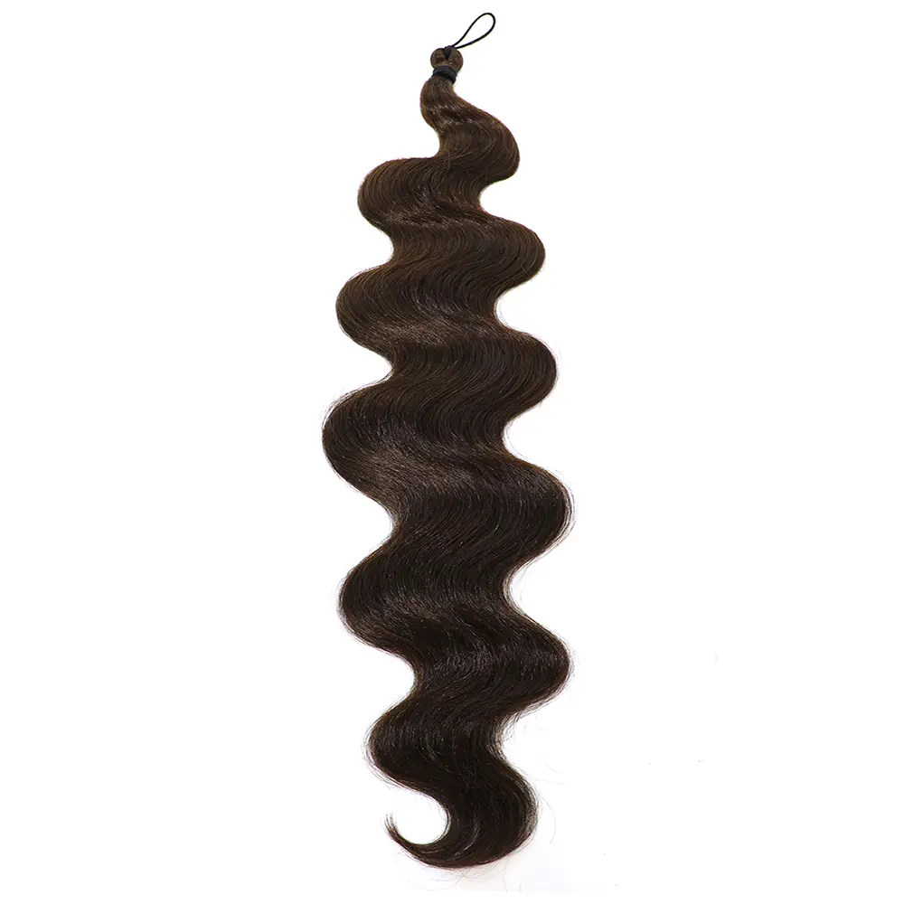 28Inches Body Wave Twist Crochet Braids High Temperature Synthetic Hair Ombre Blonde 12/16/613 Brown Braiding Hair Extension