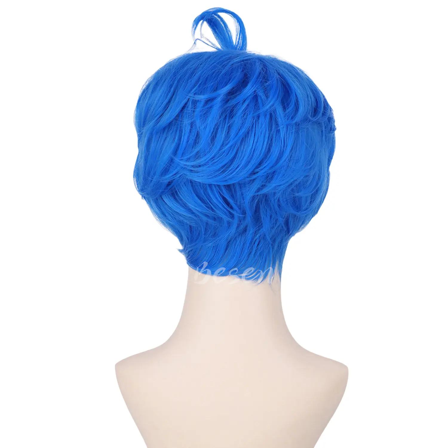Synthetic Sleek Pixie Cut Wig for Women Girls Short Straight Vibrant Wig Anime Cosplay Wig(Joy wig, Sadness Wig, Disgust Wig)