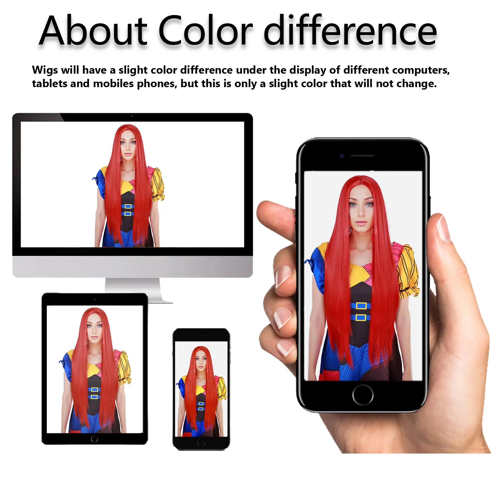 Synthetic 30inch Long Red Wigs Women's Costume Straight Middle Part Wig for Women Heat Resistant Hair for Daily Party Cosplay