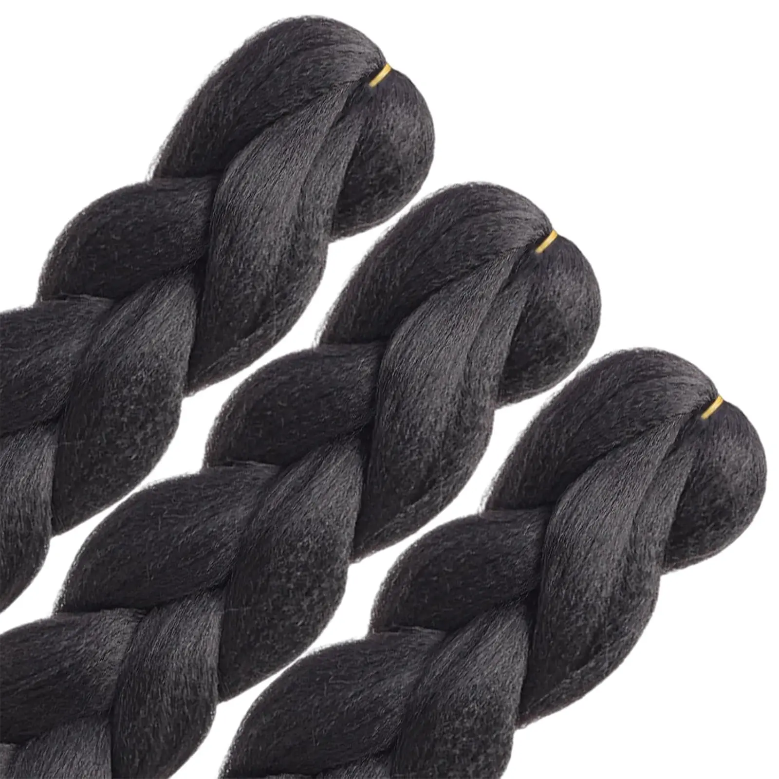 Synthetic 1Pcs 24inch 100g Braiding Hair Box Braids Colorful Twist Braiding Hair Extensions Synthetic Crochet Braiding
