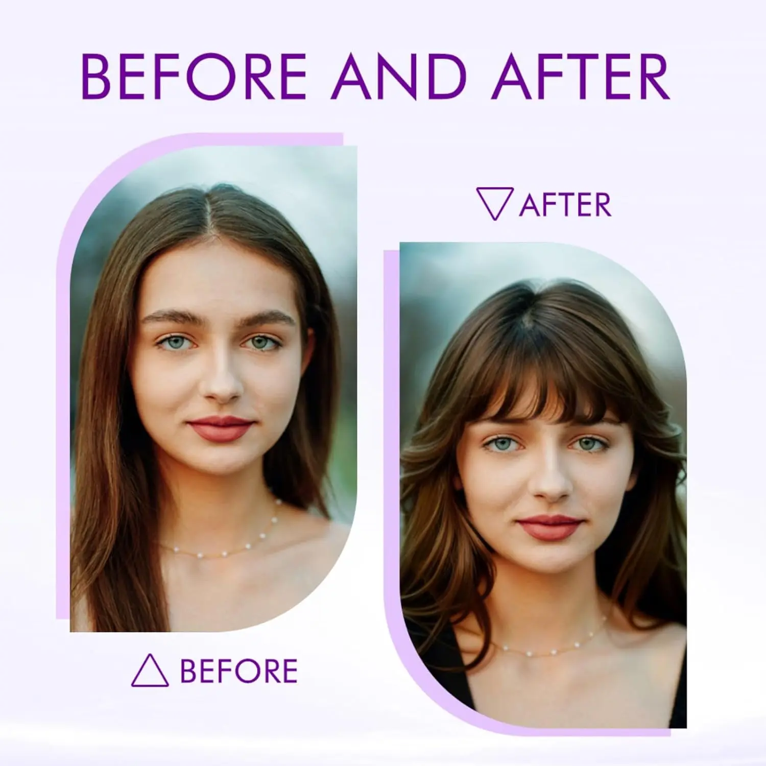 Synthetic Clip in Bangs Extensions Natural Black Clip on Bangs for Women Fringe with Temples Hairpieces Bangs for Daily Wear