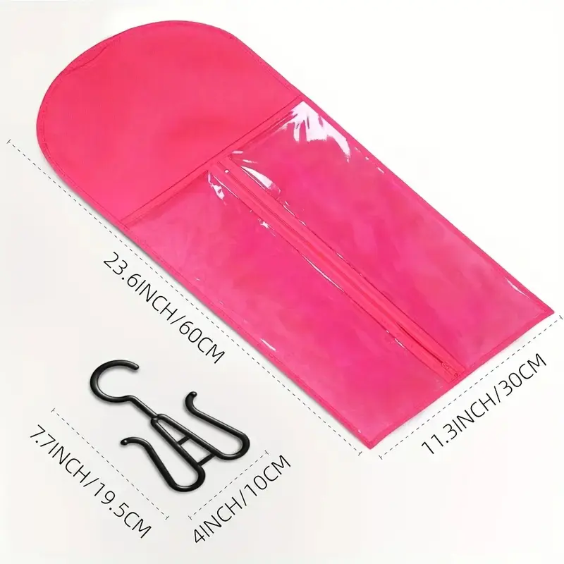 1Pack Wig Storage Bags With Hangers Durable Hair Extension Organizer for Multiple Wigs  Accessories