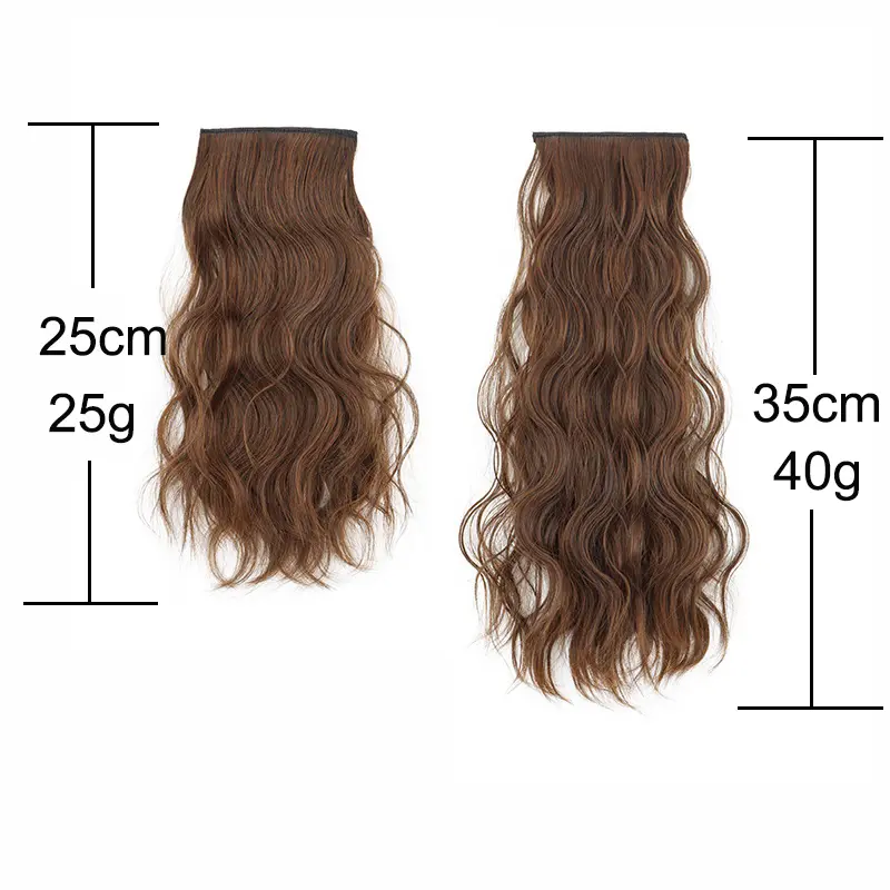 10/14Inch Synthetic Short Curly Hair Pads Invisible Clip in Hair Extension for Women Hair Top Side Cover 2 Clips Hairpiece