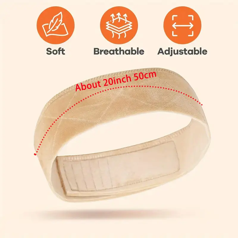 New Women Headwear Velvet Wig Hair Band Non-Slip Hairband Wig Accessories Headband Adjustable Wig Grip Band