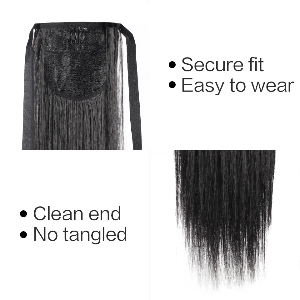 LUPU 32 Inch Long Synthetic Ponytail Extensions For Women Girls Hair Accessories Halloween Christmas