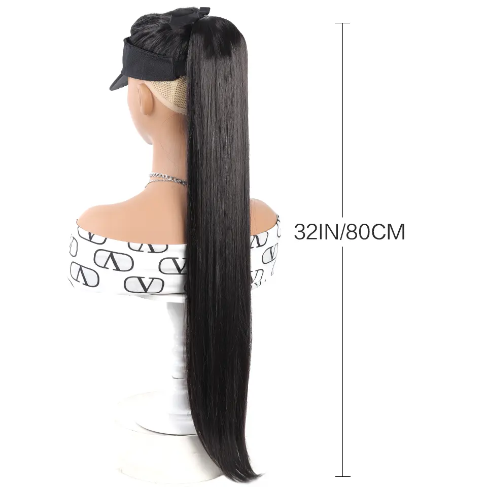 LUPU 32 Inch Long Synthetic Ponytail Extensions For Women Girls Hair Accessories Halloween Christmas