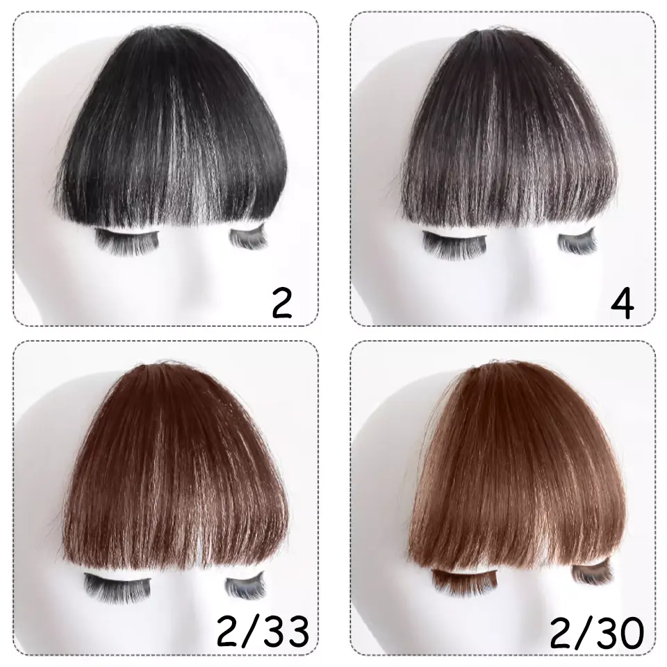 LUPU Clip-In Synthetic Bangs Wig, High-Temperature Fiber, Ideal for Cosplay and Parties, For Daily Use Hair Accessories