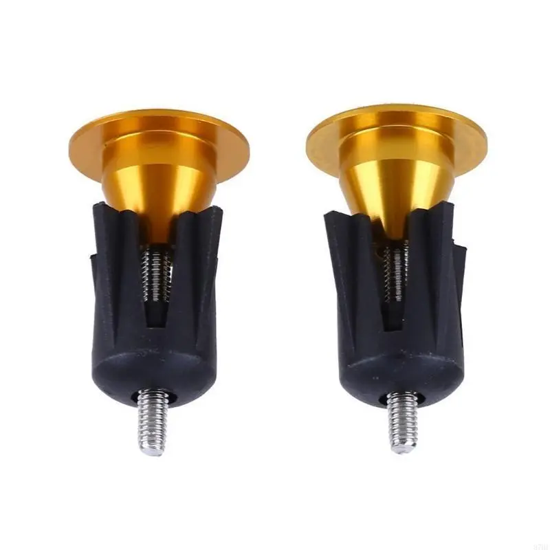 1 Pair Mountain Bike Road Bike Accessory Aluminum Alloy Bike Handlebar End Plugs
