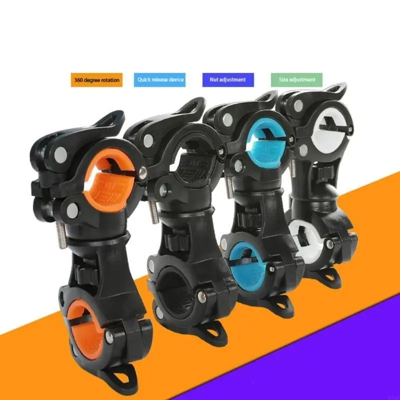 Adjustable Bicycles Flashlight Mount Universal Bike Flashlight Holder Bicycles Front Torch Mount LED Headlight Holder