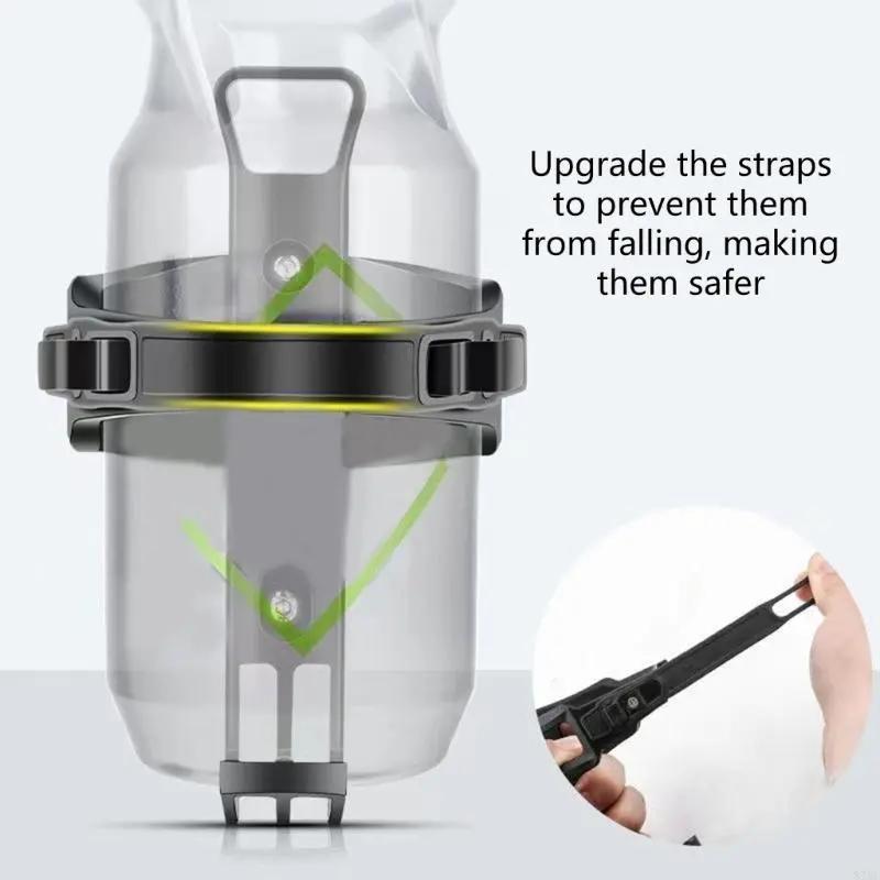 Universal Drinks Holder Bike Water Bottle Cage, 2 In 1 Bike Water Bottle Holder