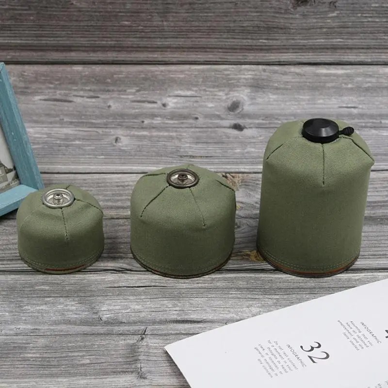 Outdoor Camping Gas for Tank Cover for Case Canvas Gas for Tank Storage Bag Prot