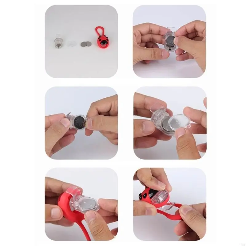 Bright Balance Bike Light Mini Silicone Bicycles Light Scooter Safety Light Kid Stroller Headlight Front Lamp