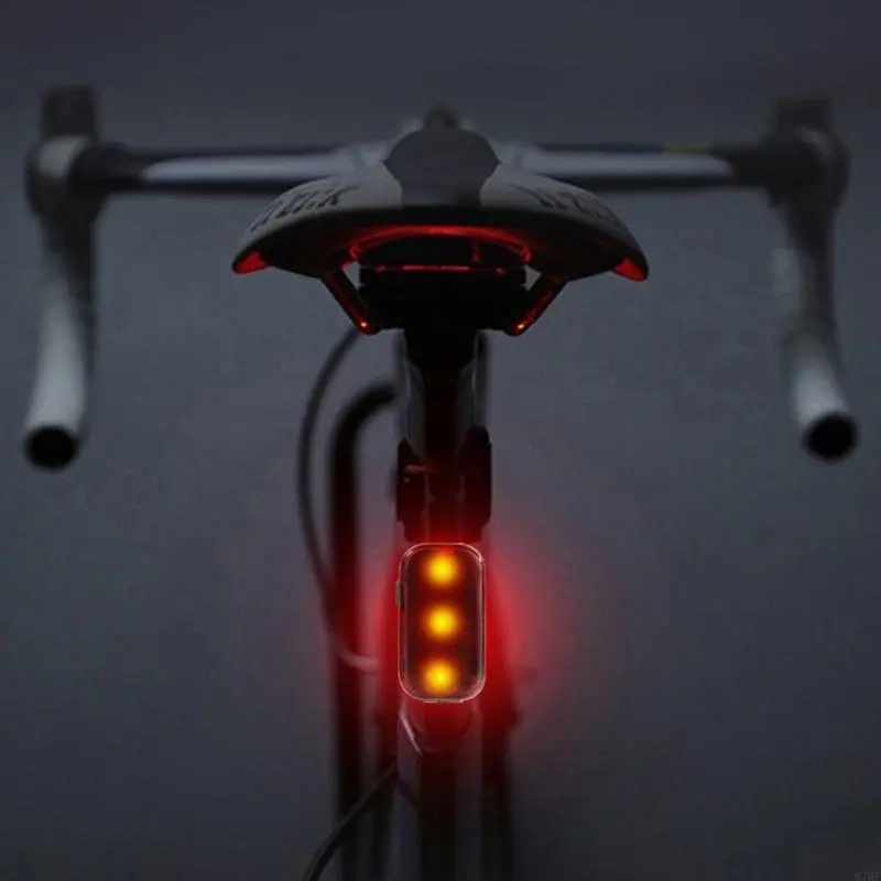 Intelligent Bikes Tail Light Safety Brake Taillight Brake Sensing Bike Rear Light