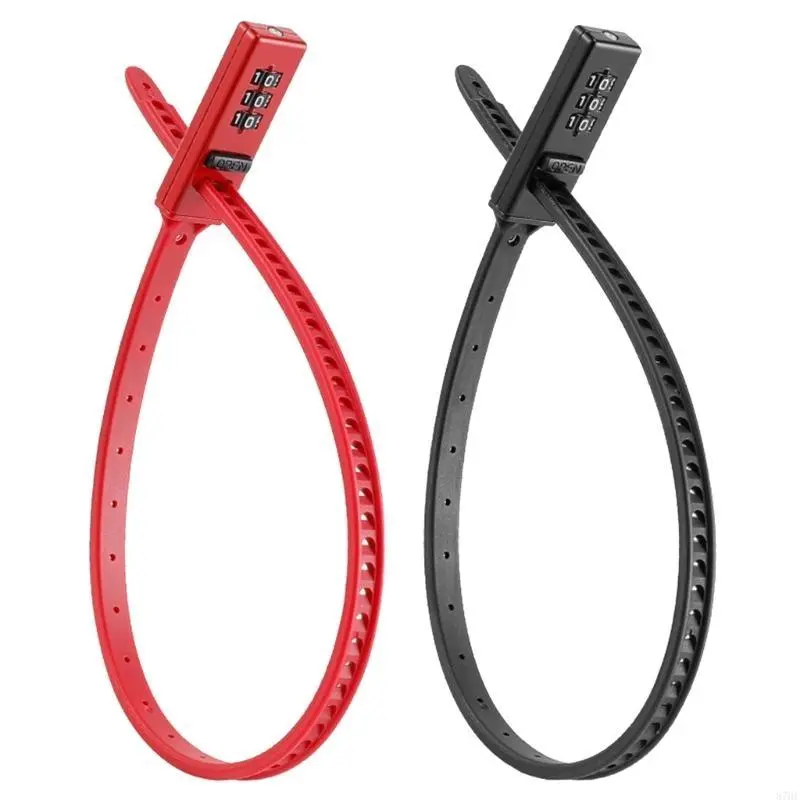 Bike Combination Locks, Zips Tie Lock Lightweight Bicycles Lock Bike Rack Locks