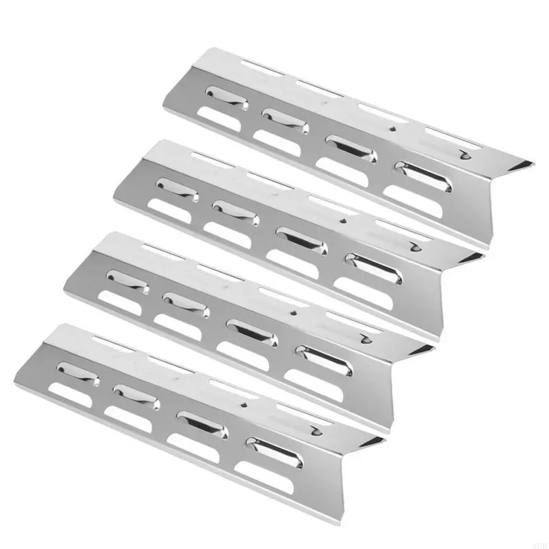 4Pcs Stainless Steel Heat Plate Shield BBQ Heat Tent Gas Grill Replacement Parts