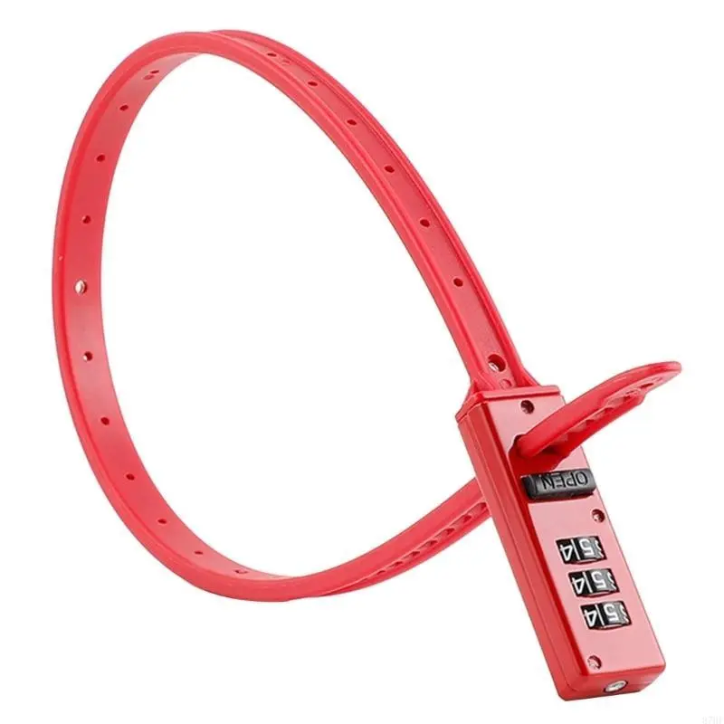 Bike Combination Locks, Zips Tie Lock Lightweight Bicycles Lock Bike Rack Locks