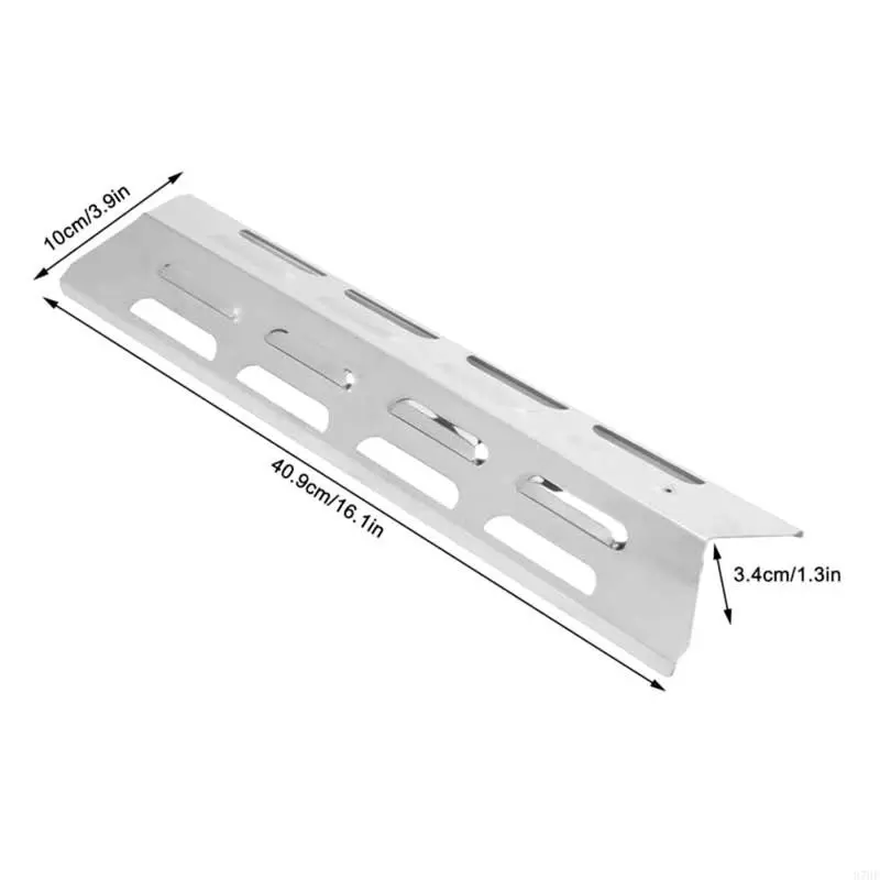 4Pcs Stainless Steel Heat Plate Shield BBQ Heat Tent Gas Grill Replacement Parts