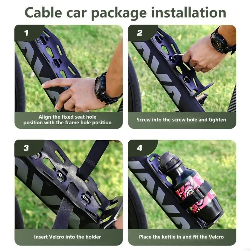 Road Bike Water Bottle Holders Bike Water Bottle Cage Speaker Mount Fixing Strap Cycling Bicycles Bottle Strap Holder