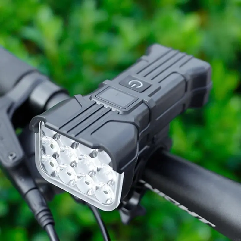1Set Bicycles Headlight Taillight Rechargeable Front Upgrades Intelligent Bicycles for Outdoor Amateurs