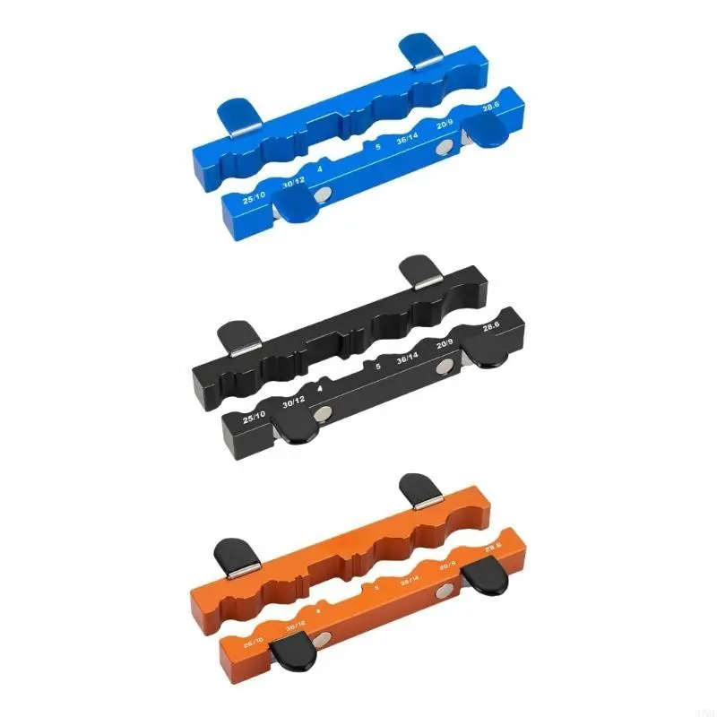 Vise Jaw, 1 Pair Aluminium Suspension Vise Soft Jaw Bikes Front Fork Hub Clamp