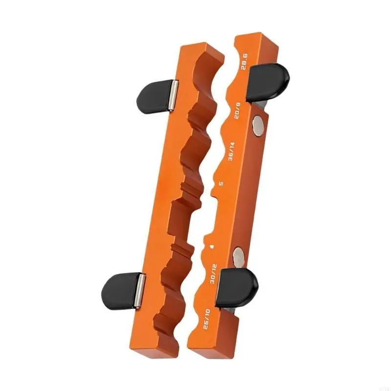 Vise Jaw, 1 Pair Aluminium Suspension Vise Soft Jaw Bikes Front Fork Hub Clamp