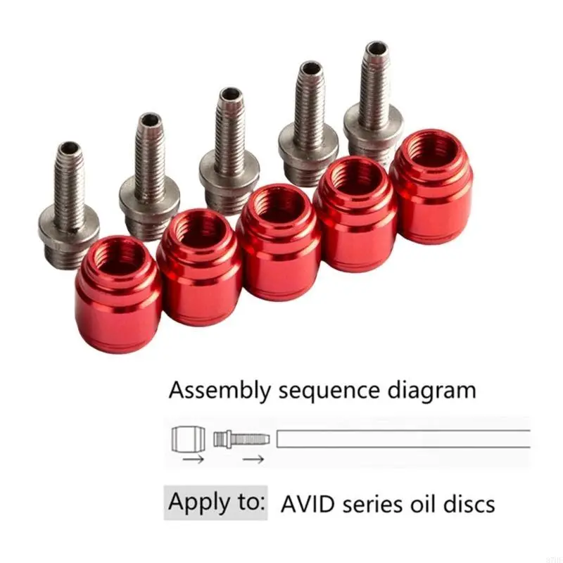 10 Set Bike Hydraulic Disc Brake Oil Needle for Head for SRAM A-Majig