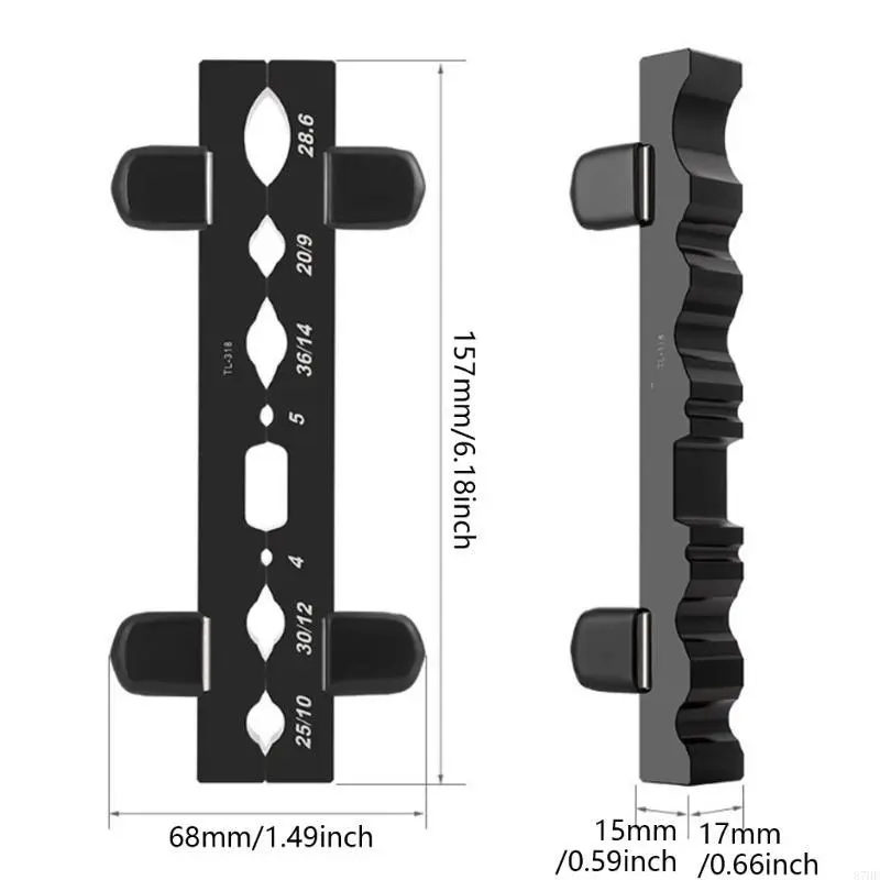Vise Jaw, 1 Pair Aluminium Suspension Vise Soft Jaw Bikes Front Fork Hub Clamp