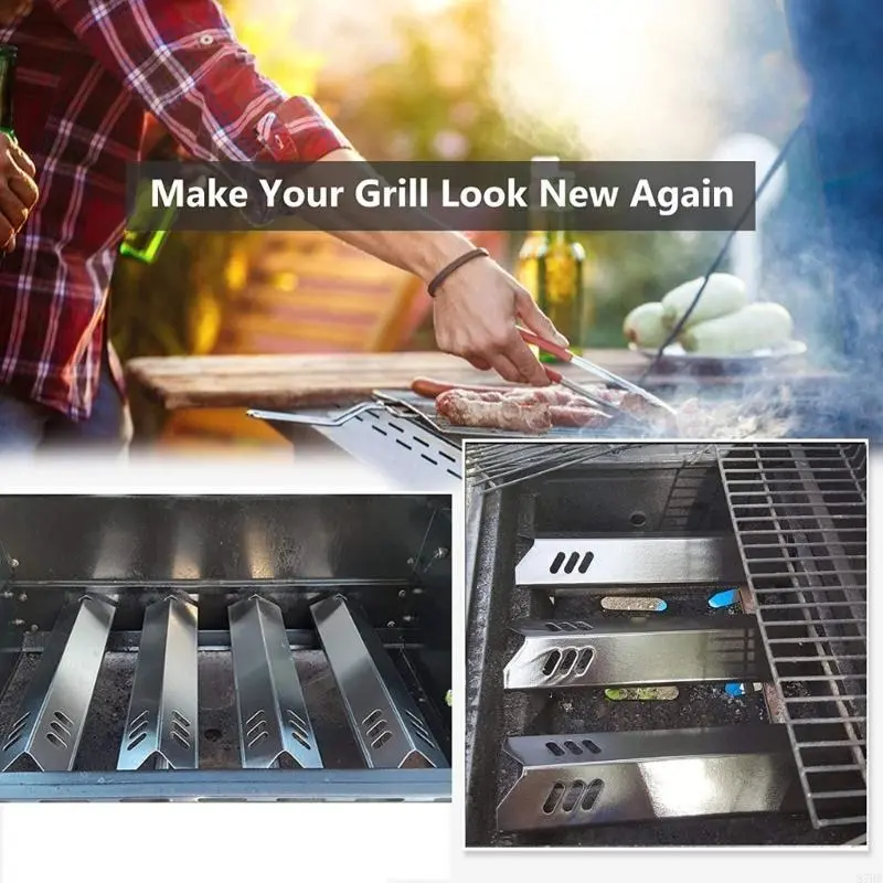 4 Pack Stainless Steel Flame Heat Heat Plate Set, Heat Tent Sets