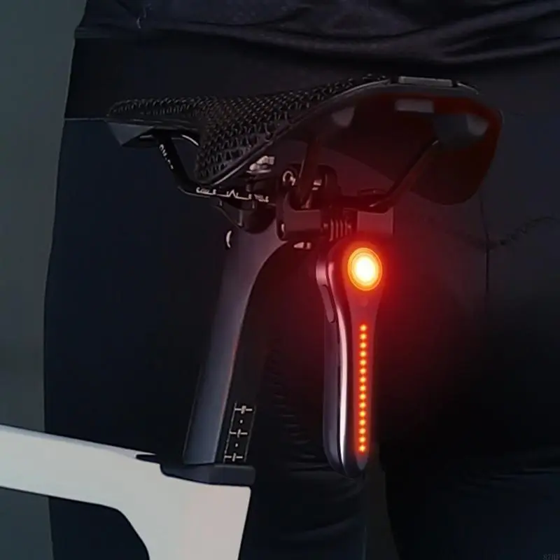 Brake Sensing Bicycles Cycling Lamp Safe Warning Light Night Rear Tail Light