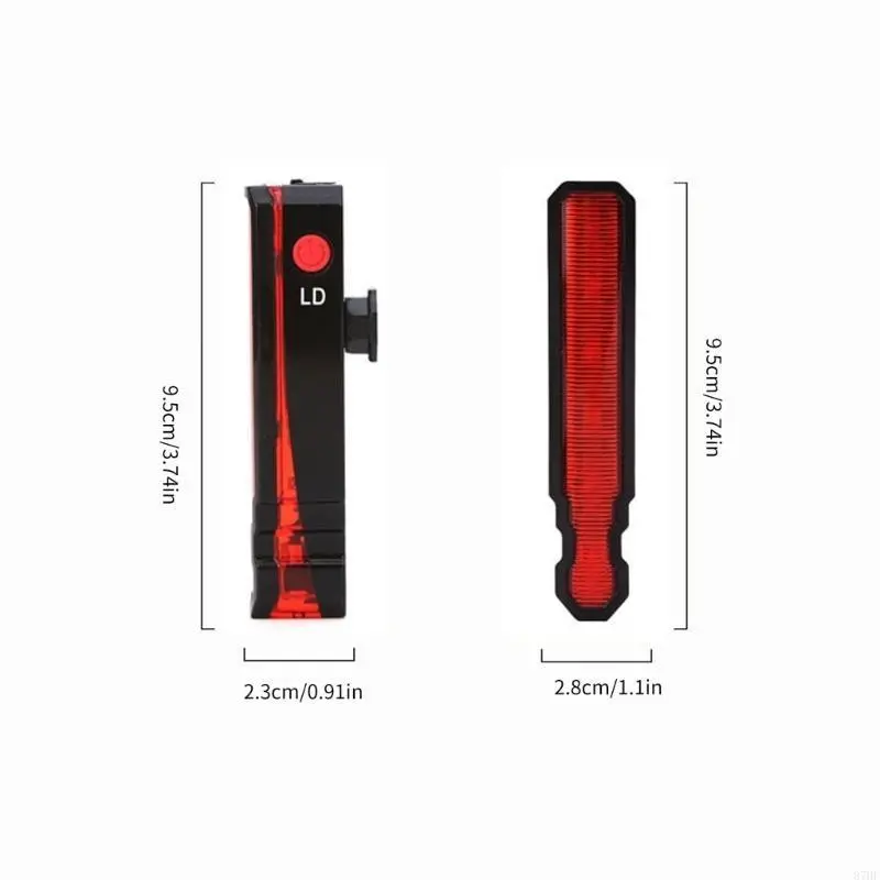 Bike Rear Light LED Bike Taillight Waterproofed Bike Light Rear Bicycles Lamp for Night Security
