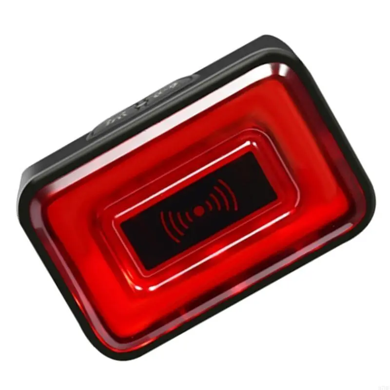 Taillight IPX64 Watertight Bike Rear Light with Visual Alerts for Night Ridings