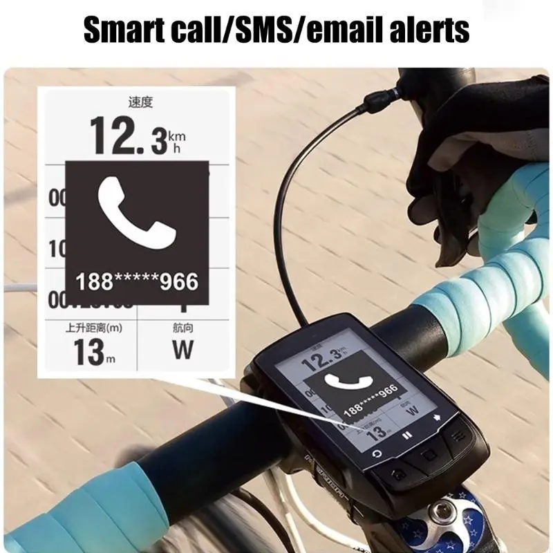 Wireless Bicycles Speedometer with Automatic Backlight Bicycles Computer 2.6inch