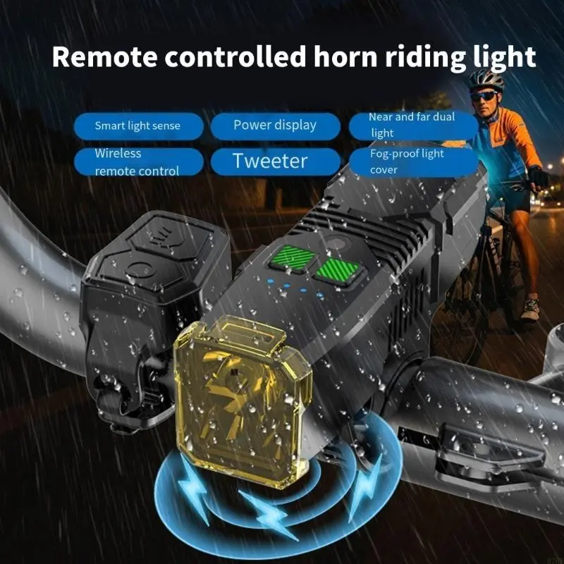 Bicycles Headlight Safety Lamp Antiglare Bright Bikes Front Light Bike Accessory
