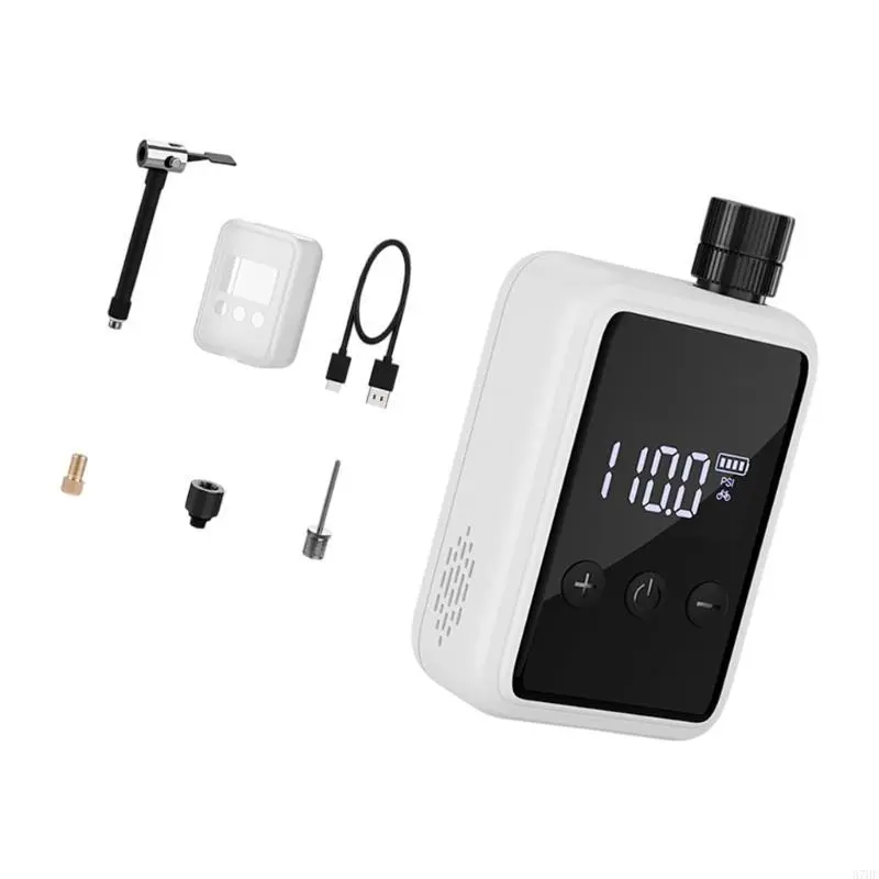 Fast Rechargeable Compressors Tire Inflator Versatile Electric Inflator for Bicycles Tires