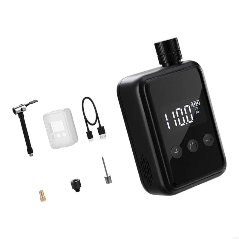 Fast Rechargeable Compressors Tire Inflator Versatile Electric Inflator for Bicycles Tires