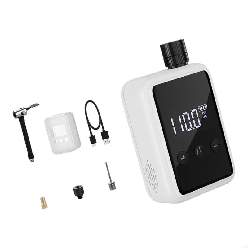 Fast Rechargeable Compressors Tire Inflator Versatile Electric Inflator for Bicycles Tires